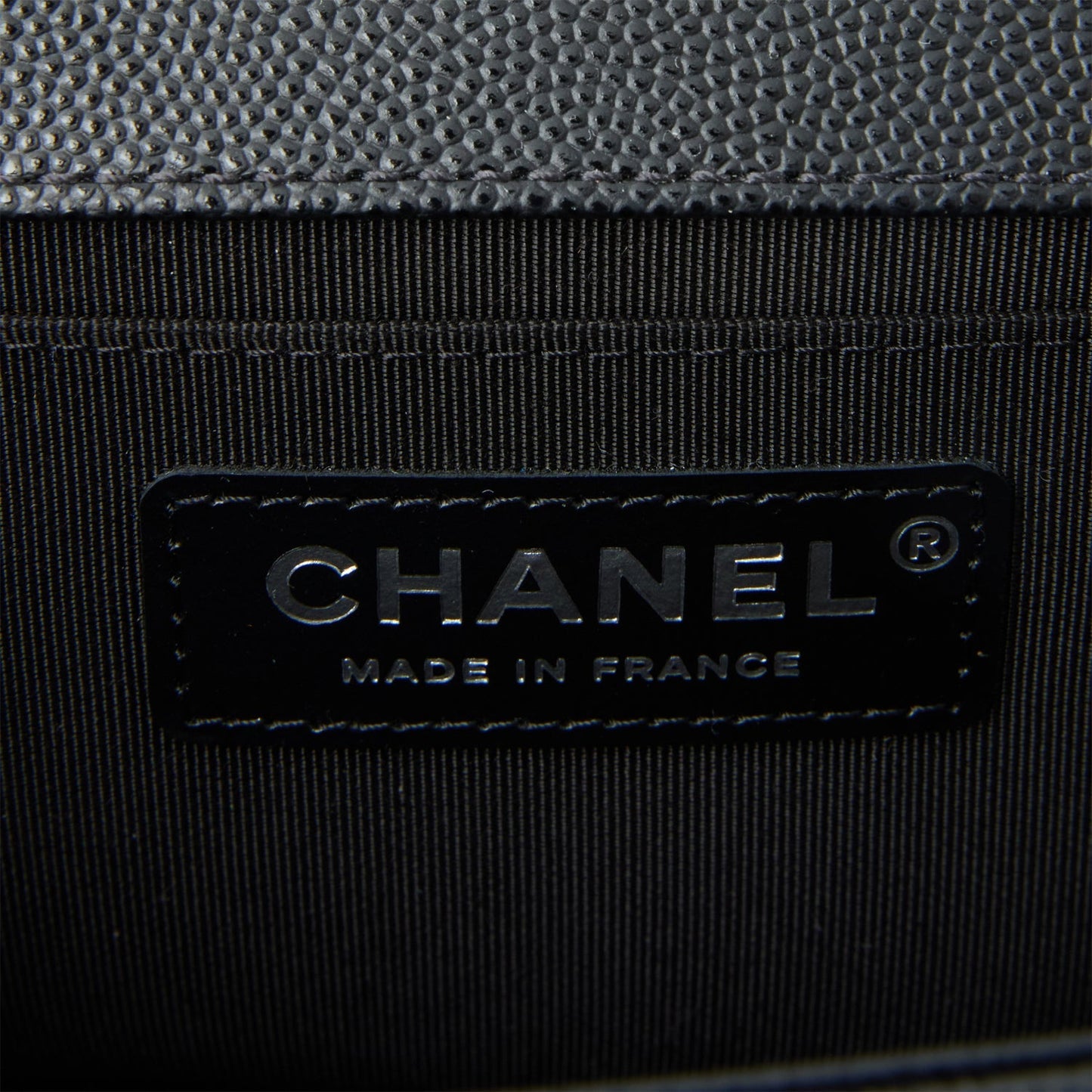 Chanel Medium Boy Bag Black Caviar Ruthenium Hardware