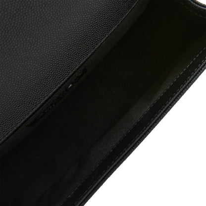 Chanel Medium Boy Bag Black Caviar Ruthenium Hardware