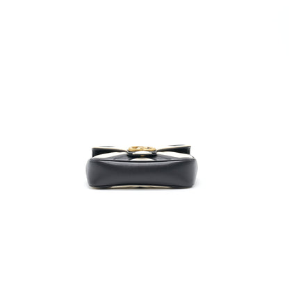 Gucci Marmont Super Mini Black and White
