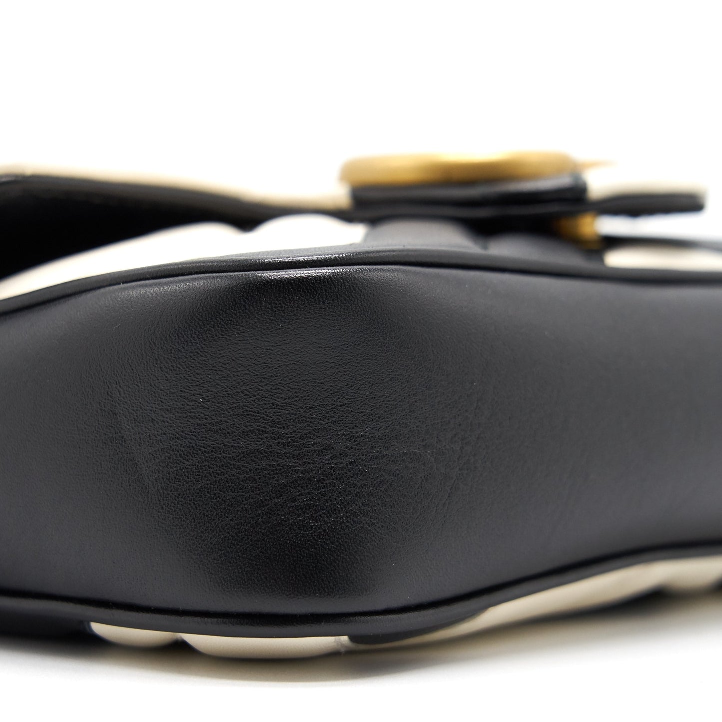 Gucci Marmont Super Mini Black and White