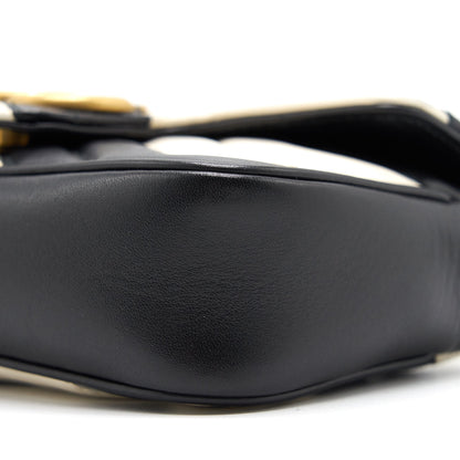 Gucci Marmont Super Mini Black and White
