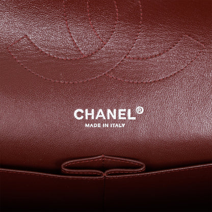Chanel Jumbo Classic Double Flap Bag Black Caviar Silver Hardware