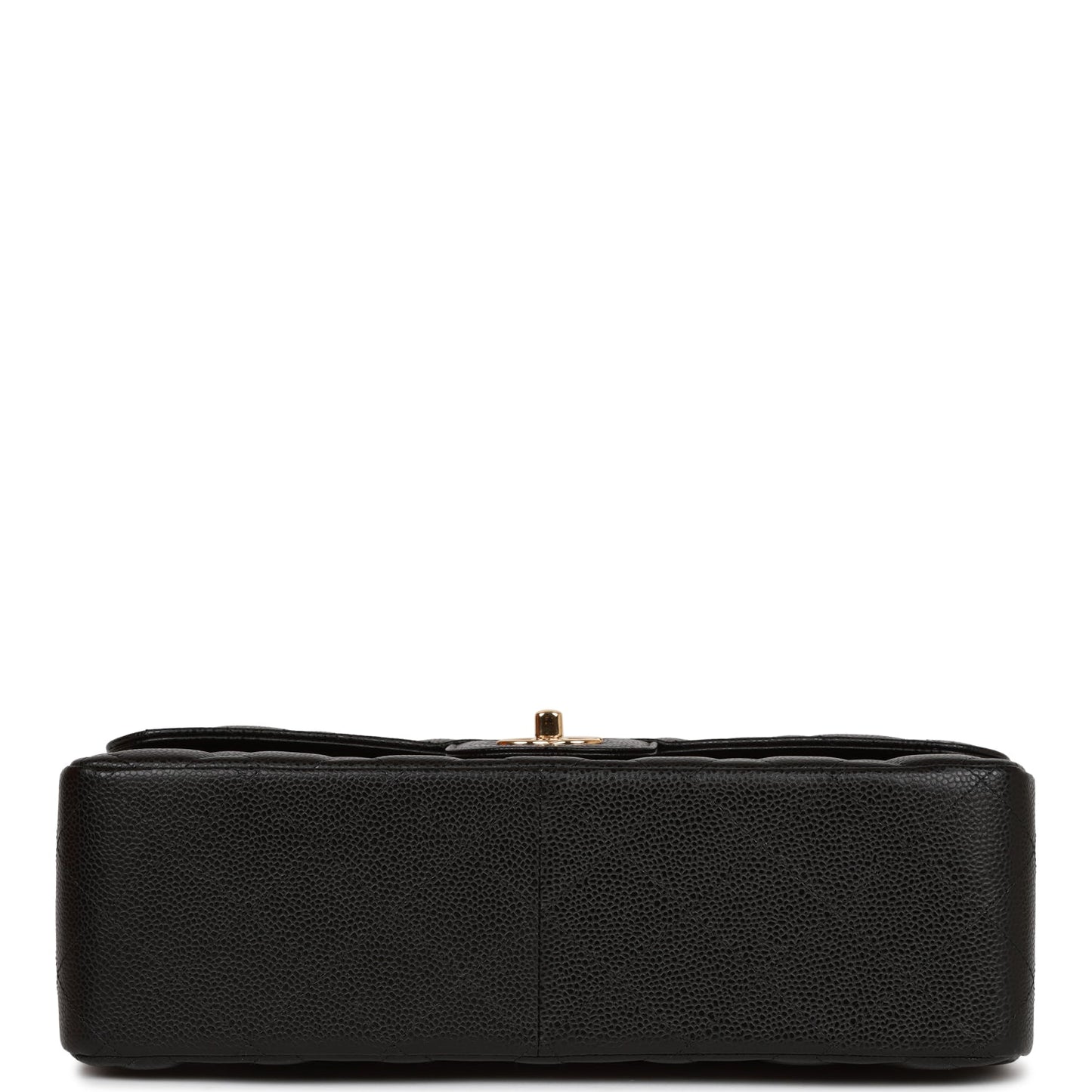 Chanel Jumbo Classic Double Flap Bag Black Caviar Gold Hardware