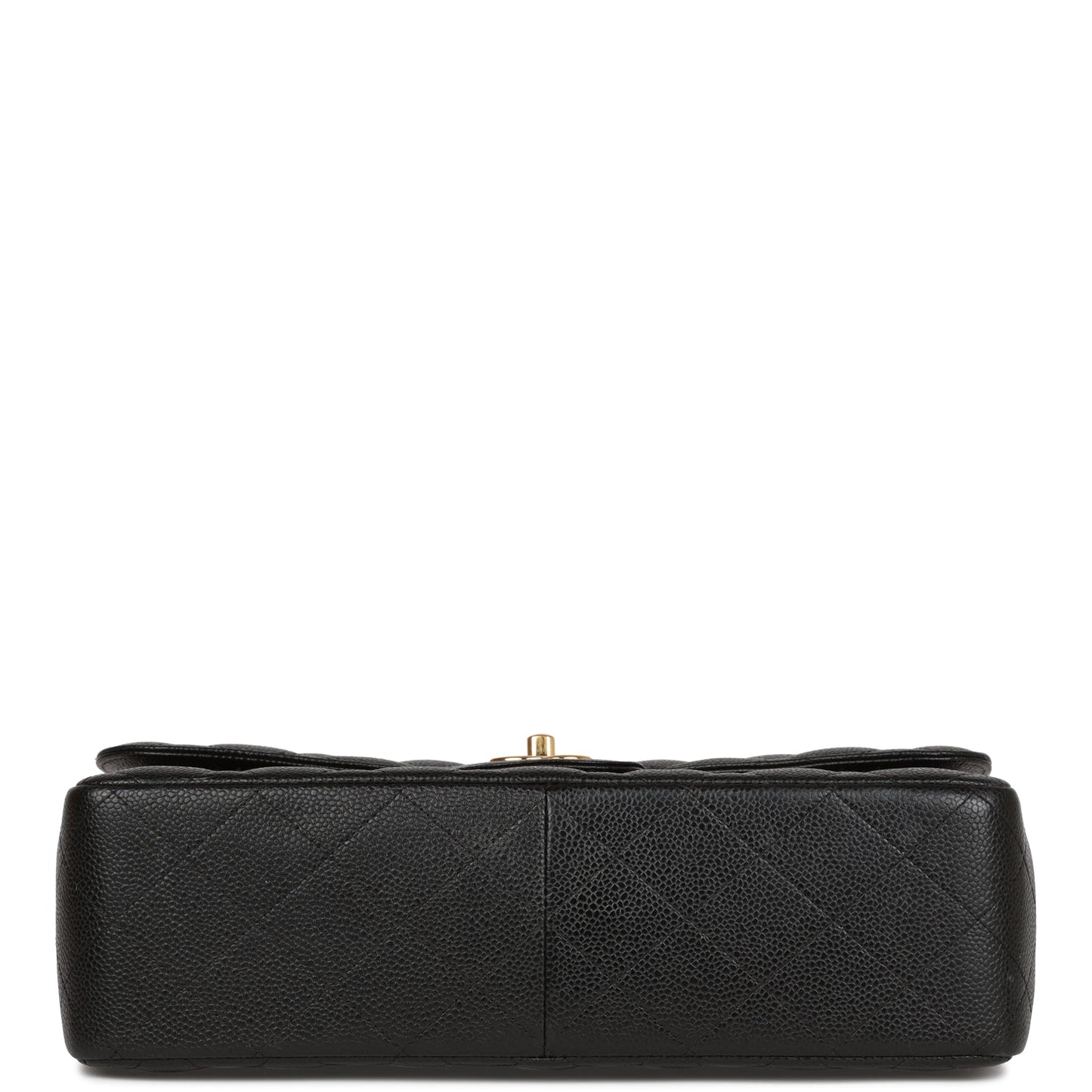 Chanel Jumbo Classic Double Flap Bag Black Caviar Gold Hardware