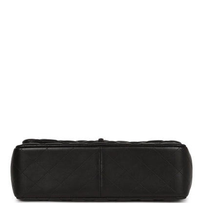 Chanel Jumbo Classic Double Flap Bag SO Black Lambskin Black Hardware