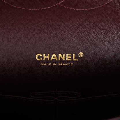 Chanel Maxi Classic Double Flap Bag Black Caviar Gold Hardware