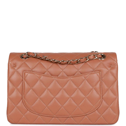 Chanel Small Classic Double Flap Bag Caramel Brown Lambskin Light Gold Hardware