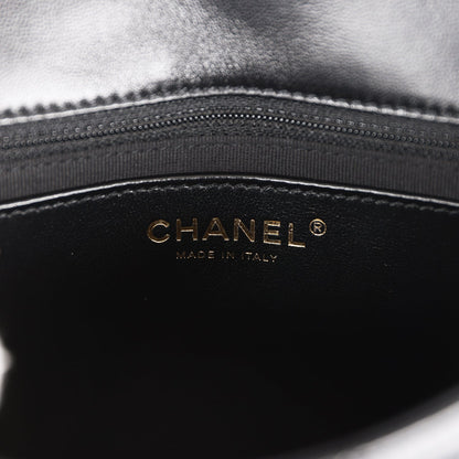 Chanel Candy Heart Mini Flap Bag Black Lambskin Enamel and Light Gold Hardware
