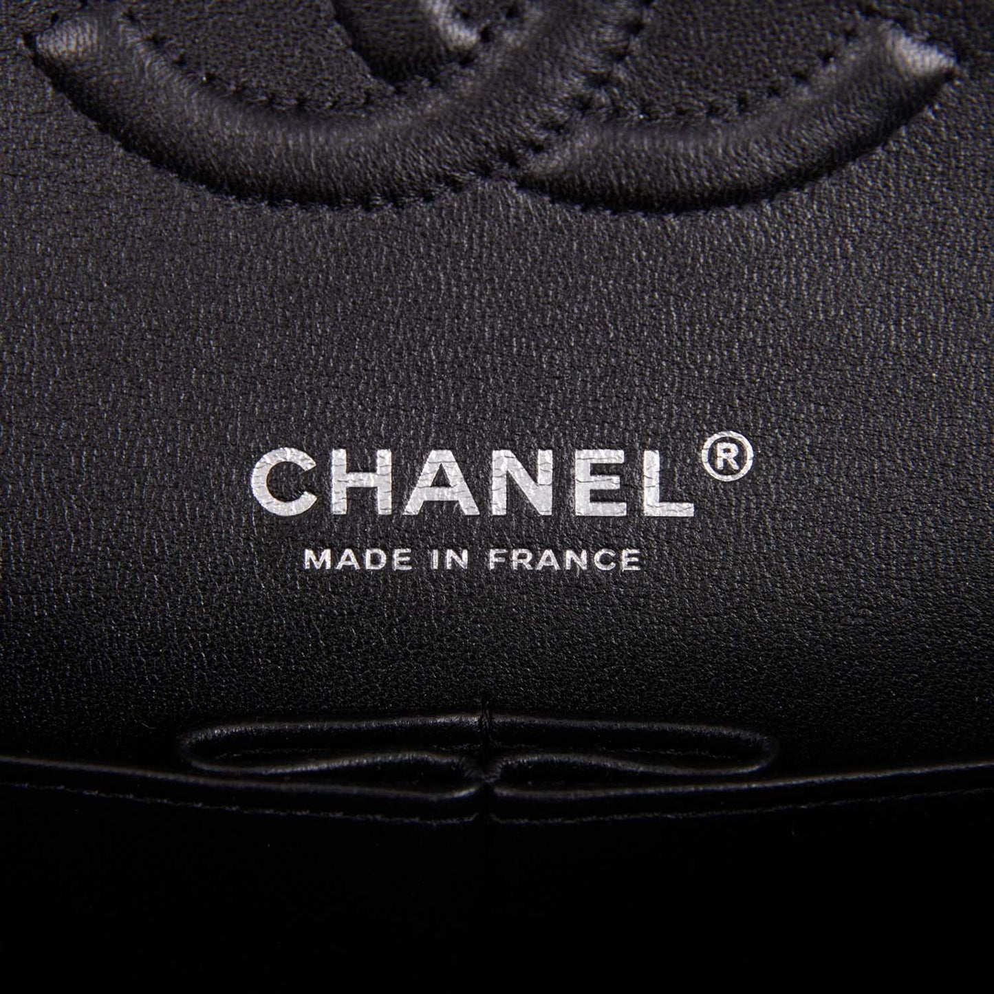 Chanel Medium Classic Double Flap Bag SO Black Lambskin Quilted Black Hardware