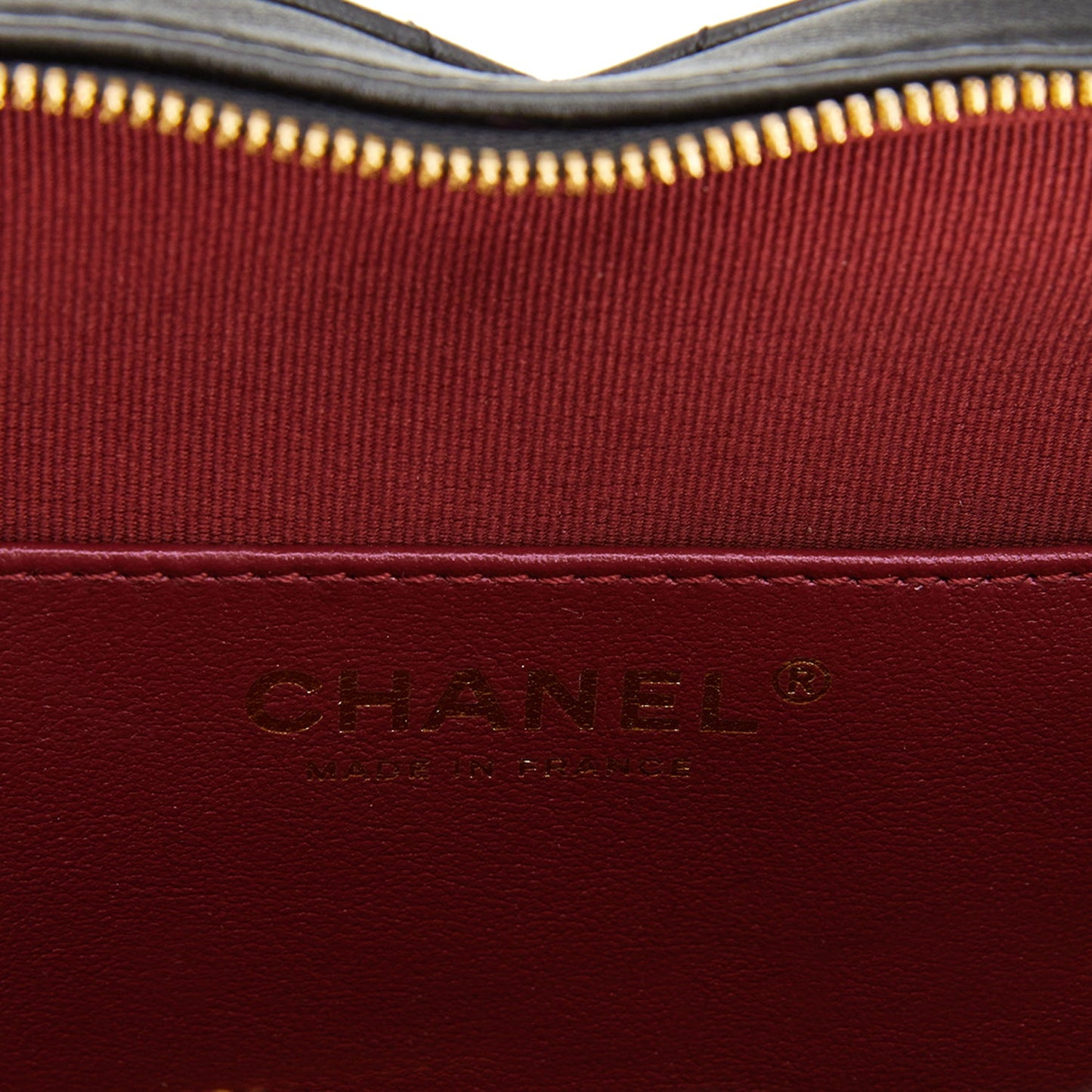 Chanel CC In Love Large Heart Bag Black Lambskin Light Gold Hardware