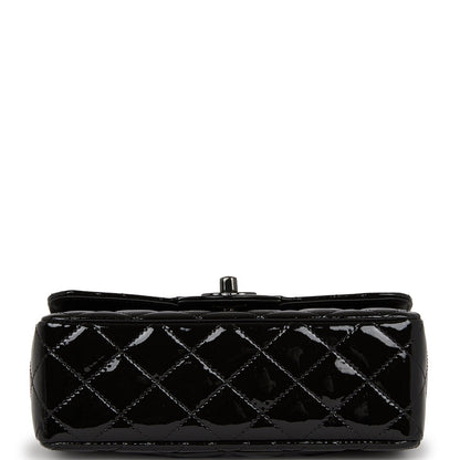 Chanel Mini Rectangular Flap Bag SO Black Patent Black Hardware