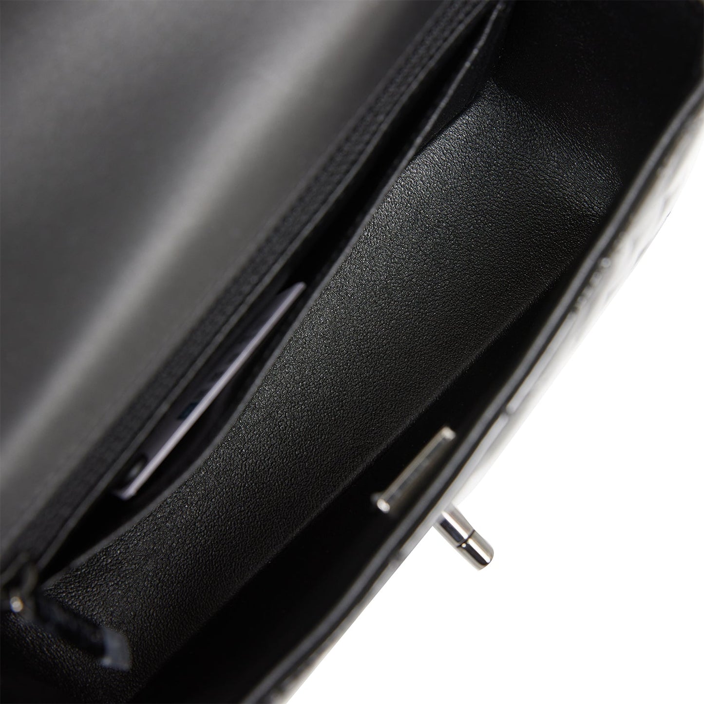 Chanel Mini Rectangular Flap Bag SO Black Patent Black Hardware
