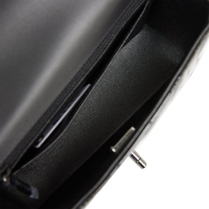 Chanel Mini Rectangular Flap Bag SO Black Patent Black Hardware
