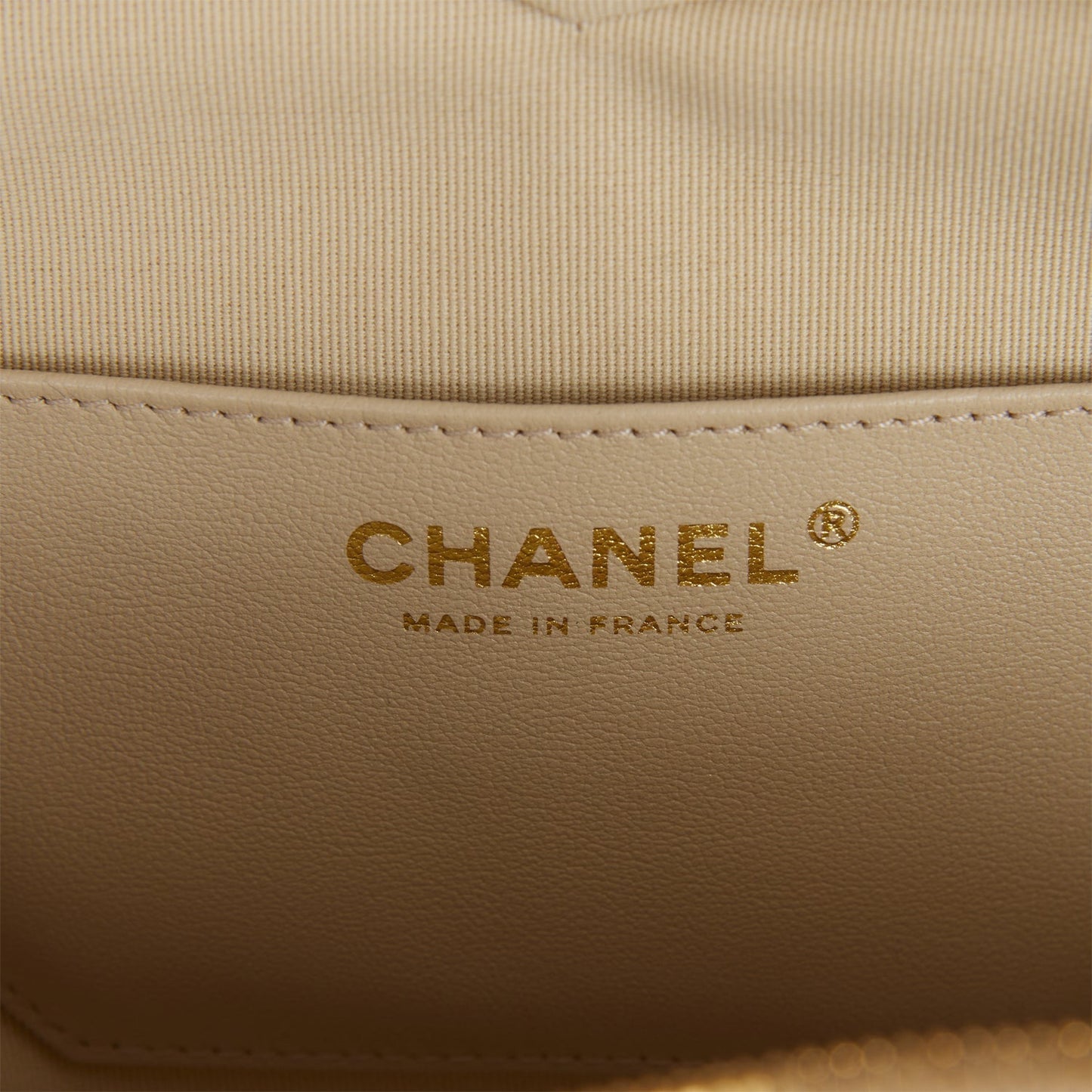 Chanel CC In Love Large Heart Bag Gold Lambskin Light Gold Hardware