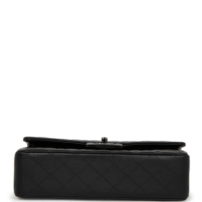 Chanel Medium Classic Double Flap Bag SO Black Lambskin Black Hardware