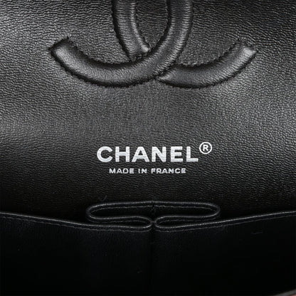 Chanel Medium Classic Double Flap Bag Multicolor Iridescent Calfskin Black Hardware