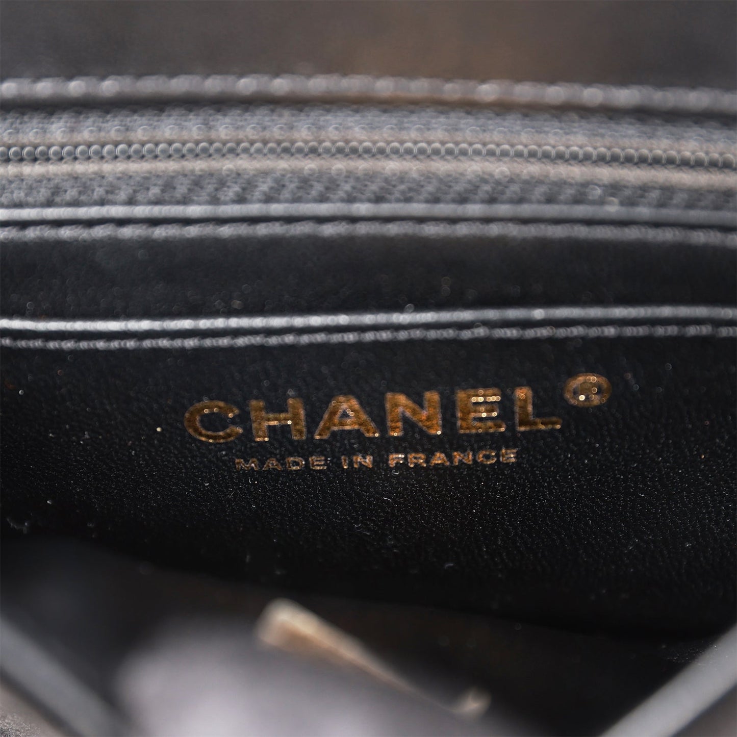 Chanel Mini Flap Bag Black Velvet Enamel and Gold Hardware