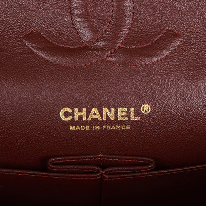 Chanel Medium Classic Double Flap Bag Black Caviar Gold Hardware