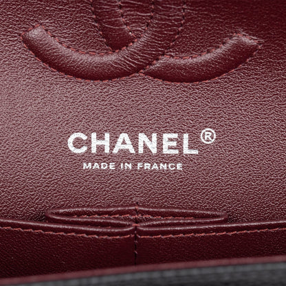 Chanel Small Classic Double Flap Black Caviar Silver Hardware