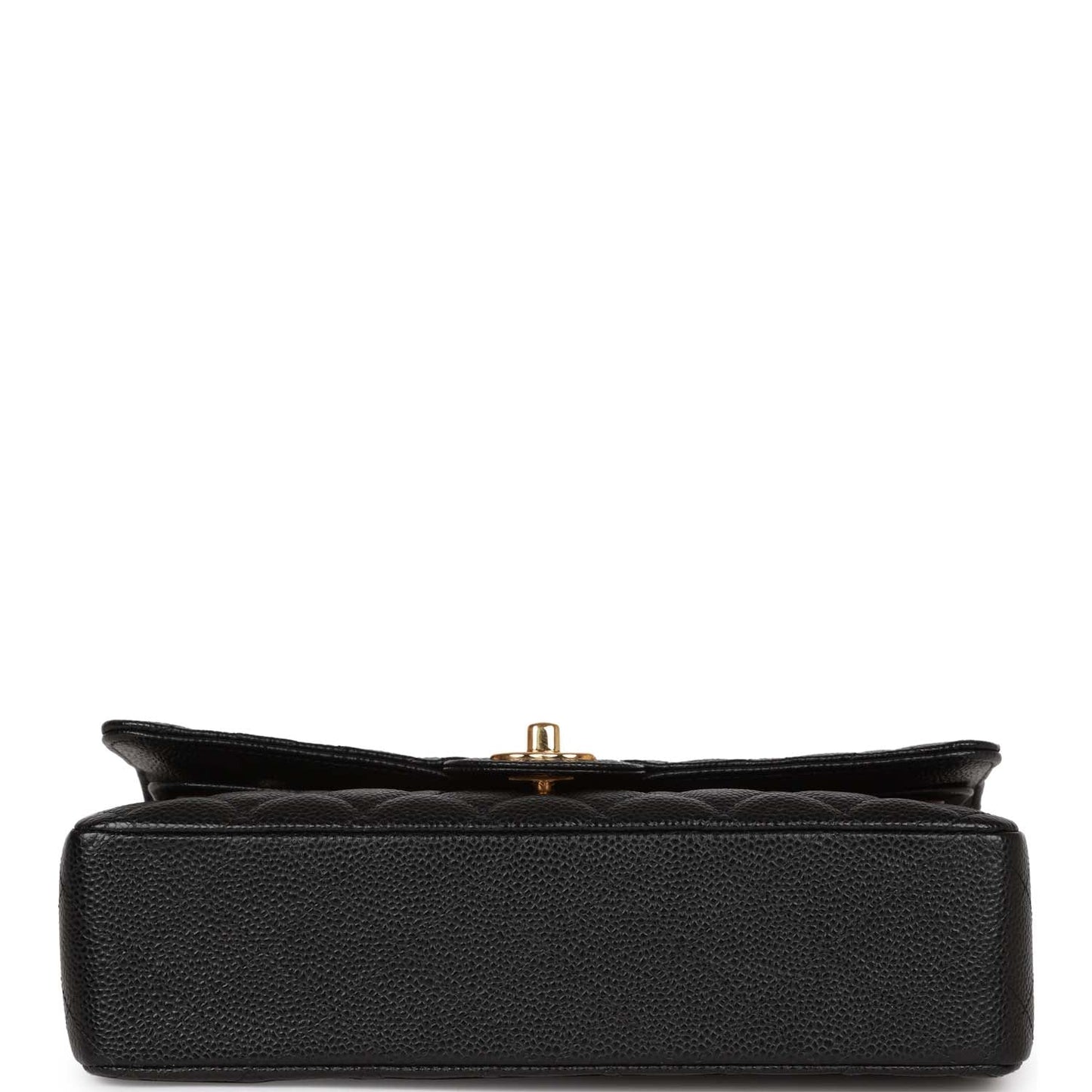 Chanel Medium Classic Double Flap Bag Black Caviar Gold Hardware