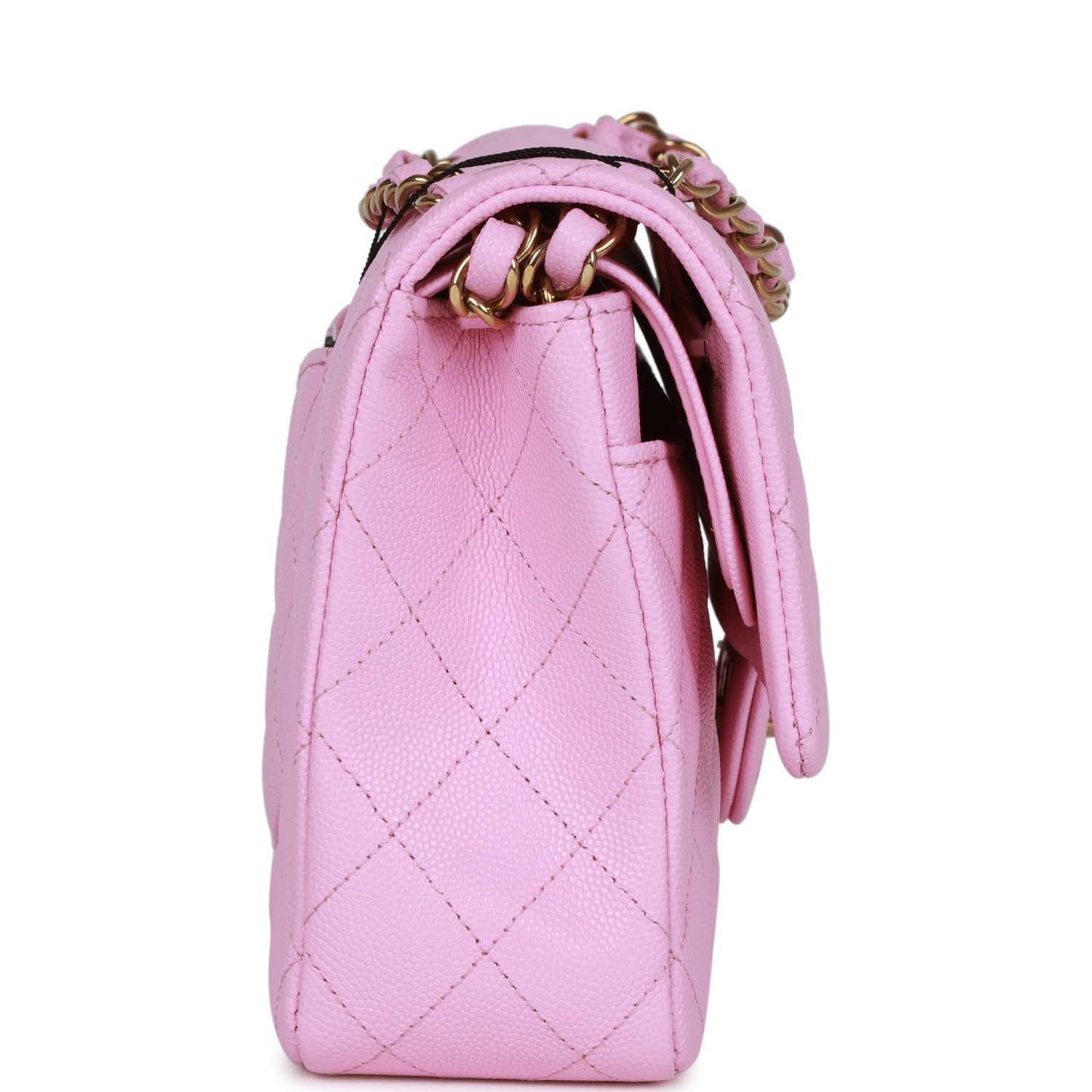 Chanel Medium Classic Double Flap Bag Lilac Caviar Gold Hardware