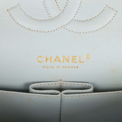 Chanel Vintage Medium Classic Double Flap Bag Yellow and Multicolor Floral Print Canvas Gold Hardware