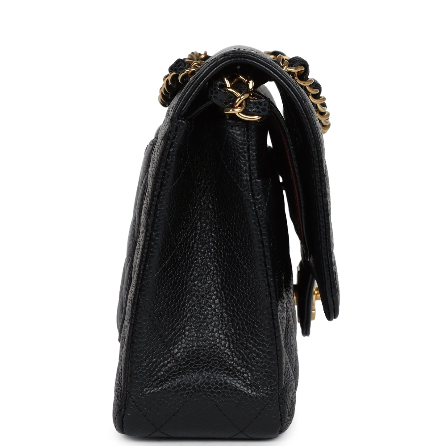 Chanel Medium Classic Double Flap Black Caviar Gold Hardware
