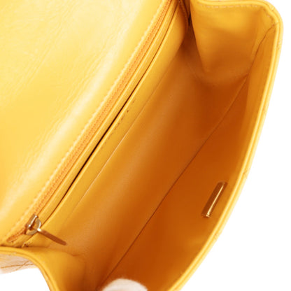 Chanel Mini Reissue 224 2.55 Flap Yellow Aged Calfskin Antique Gold Hardware