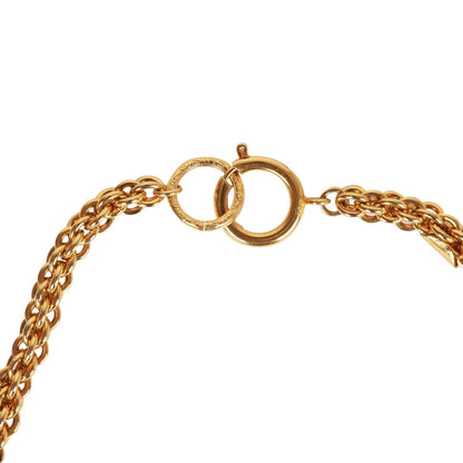 Chanel Vintage 24K Gold Plated Ruby and Emerald Gripoix Choker Necklace
