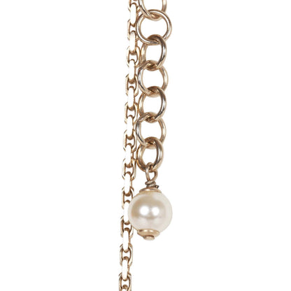 Chanel Paris-Athens Gold and Crystal CC Sautoir Necklace