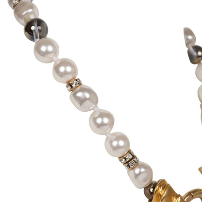 Chanel Pearl Choker with Clear Gripoix, Strass, and Gold