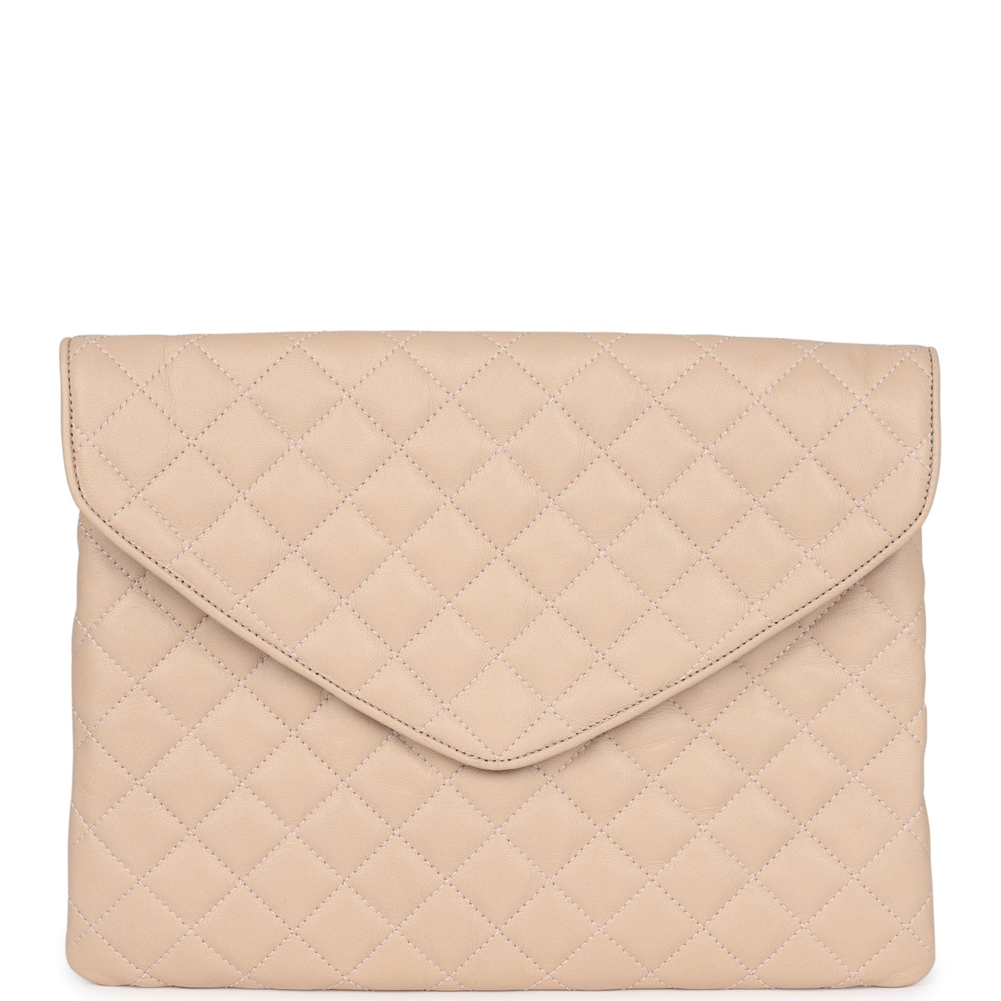 Chanel Beige and Black Flats with Clutch 37 EU