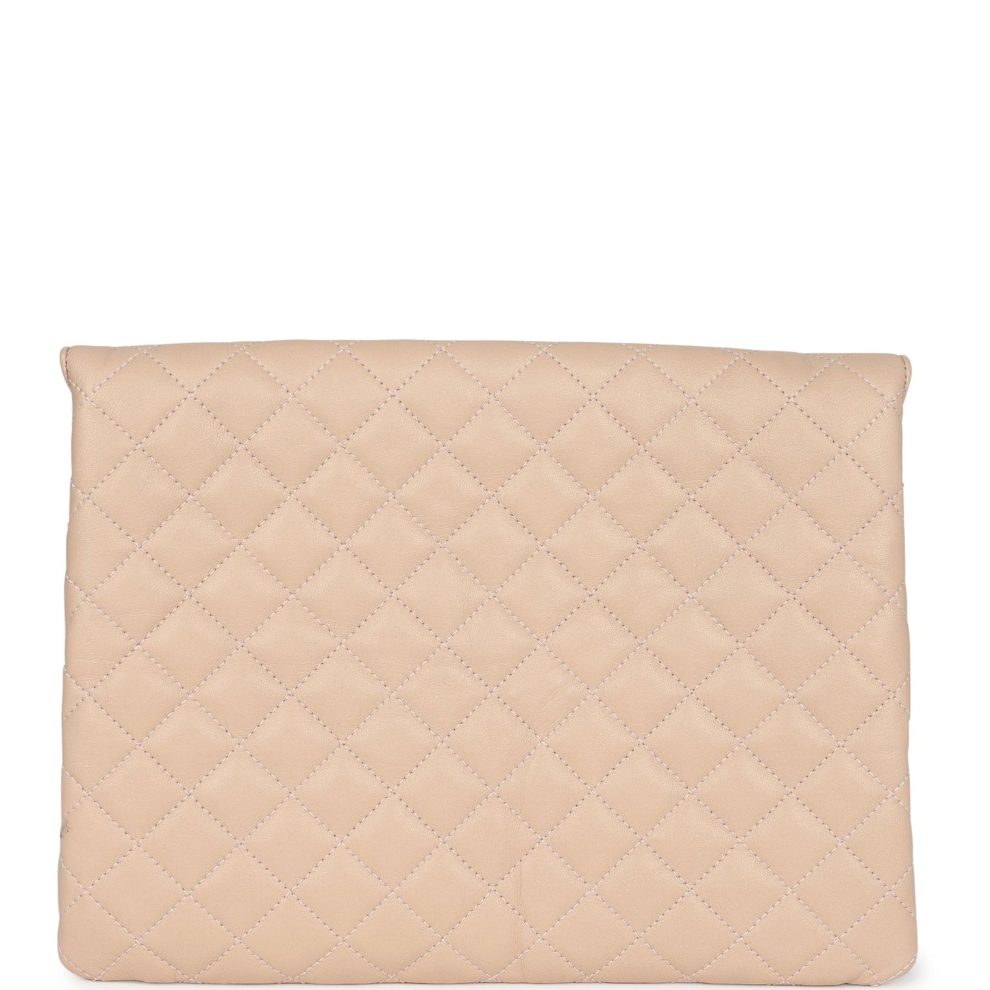 Chanel Beige and Black Flats with Clutch 37 EU
