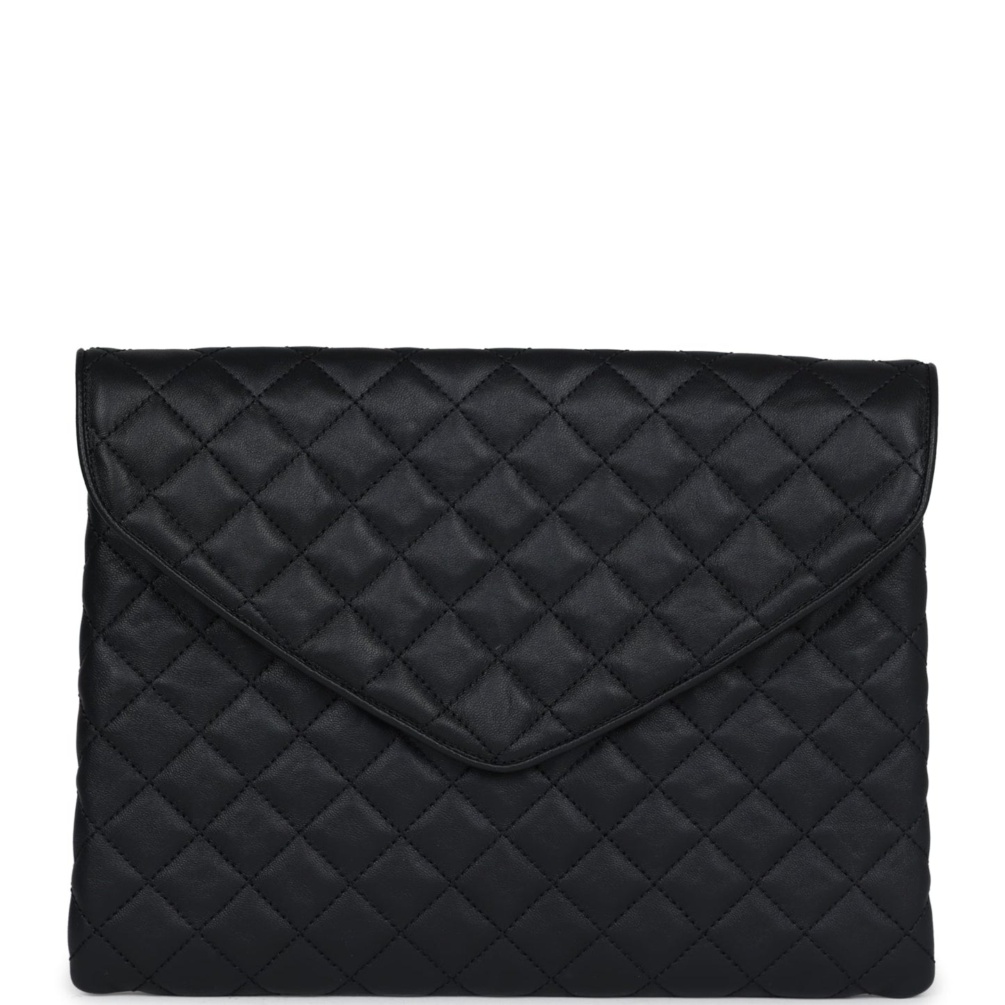 Chanel Black Flats with Clutch 37 EU