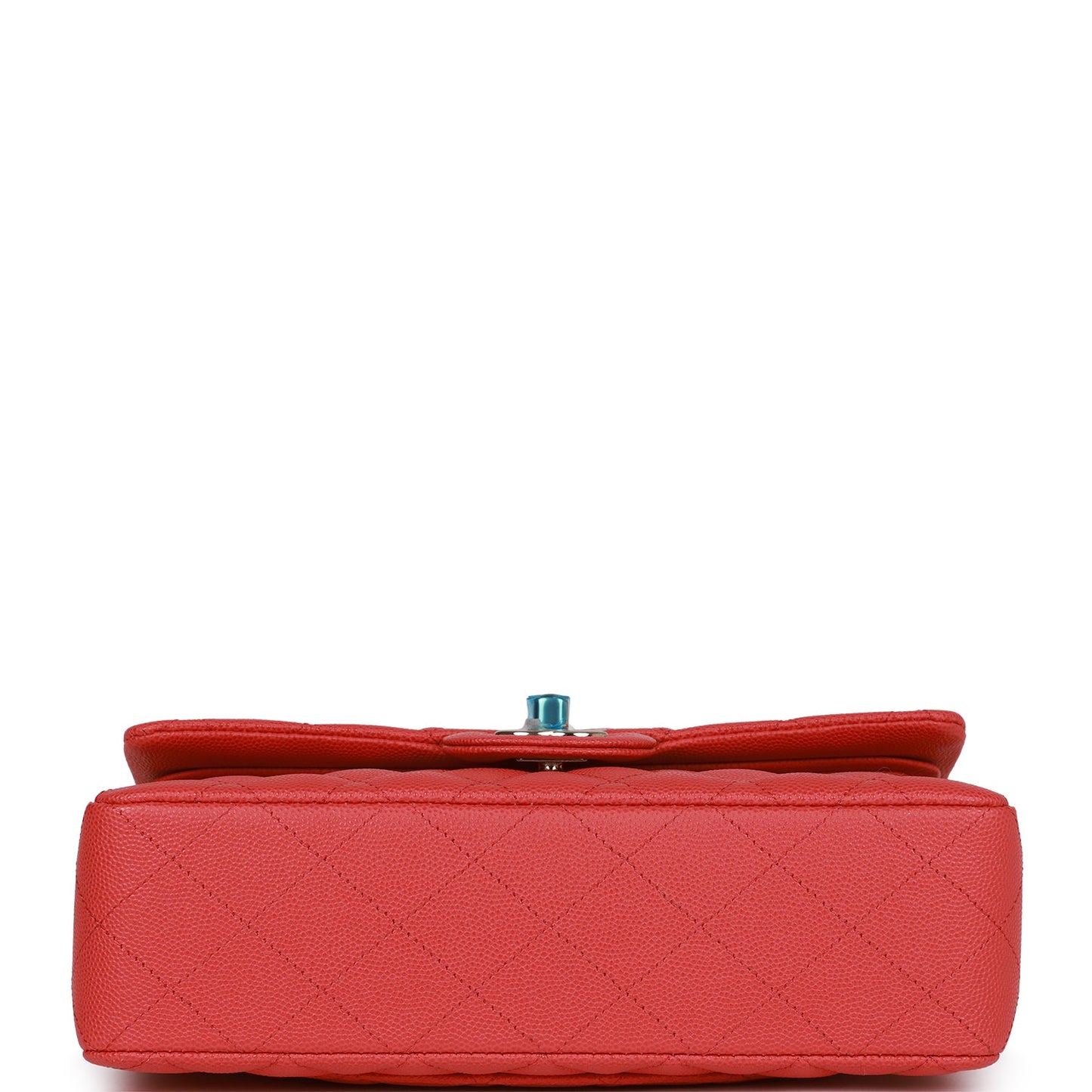 Chanel Small Classic Double Flap Red Caviar Light Gold Hardware