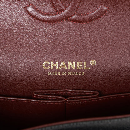 Chanel Small Classic Double Flap Bag Black Caviar Gold Hardware