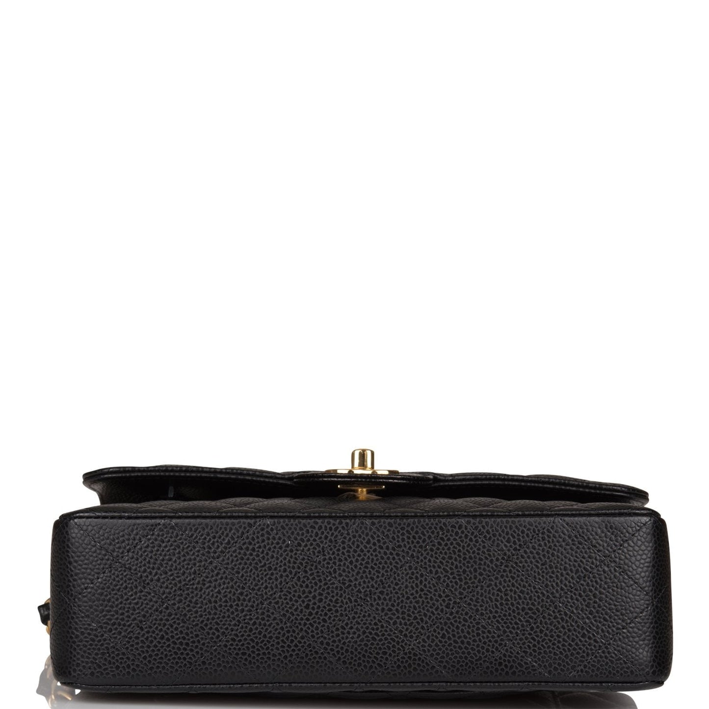 Chanel Black Quilted Caviar Small Classic Double Flap Bag Gold Hardware
