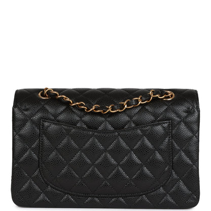 Chanel Small Classic Double Flap Black Caviar Gold Hardware
