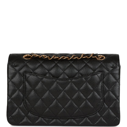 Chanel Small Classic Double Flap Black Caviar Gold Hardware