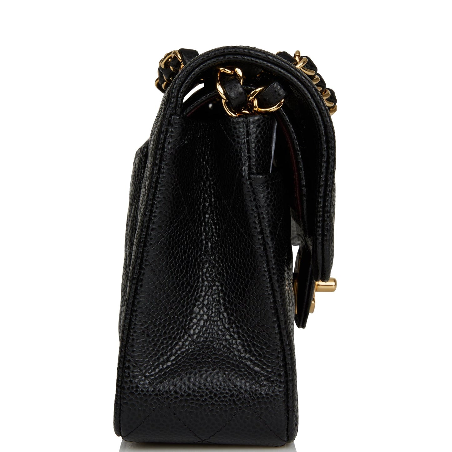 Chanel Small Classic Double Flap Black Caviar Gold Hardware
