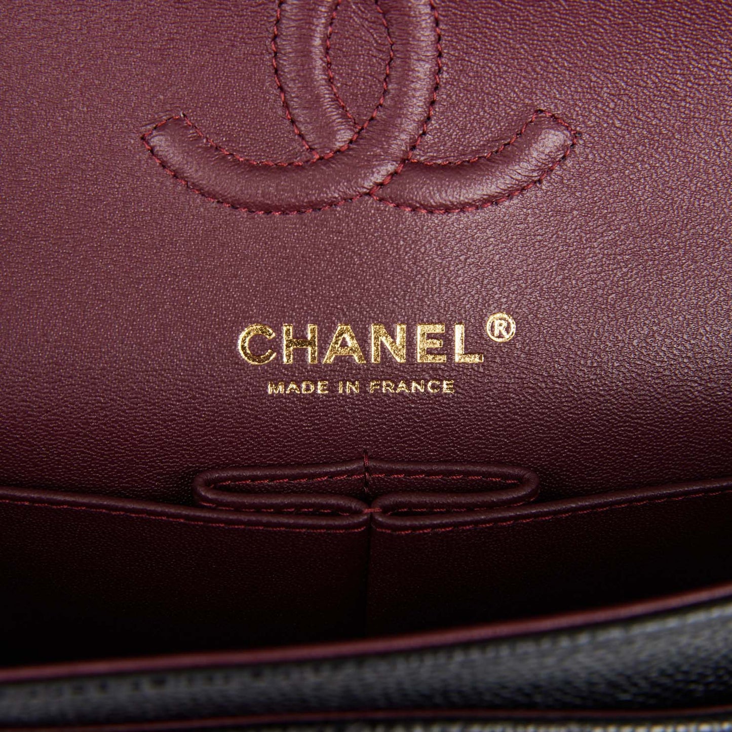 Chanel Small Classic Double Flap Black Caviar Gold Hardware
