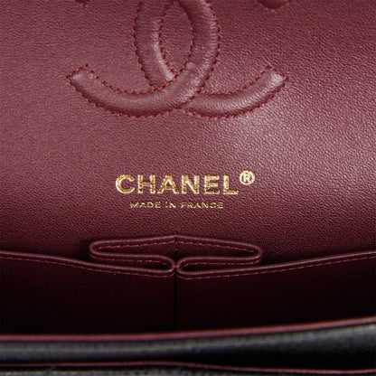 Chanel Small Classic Double Flap Black Caviar Gold Hardware
