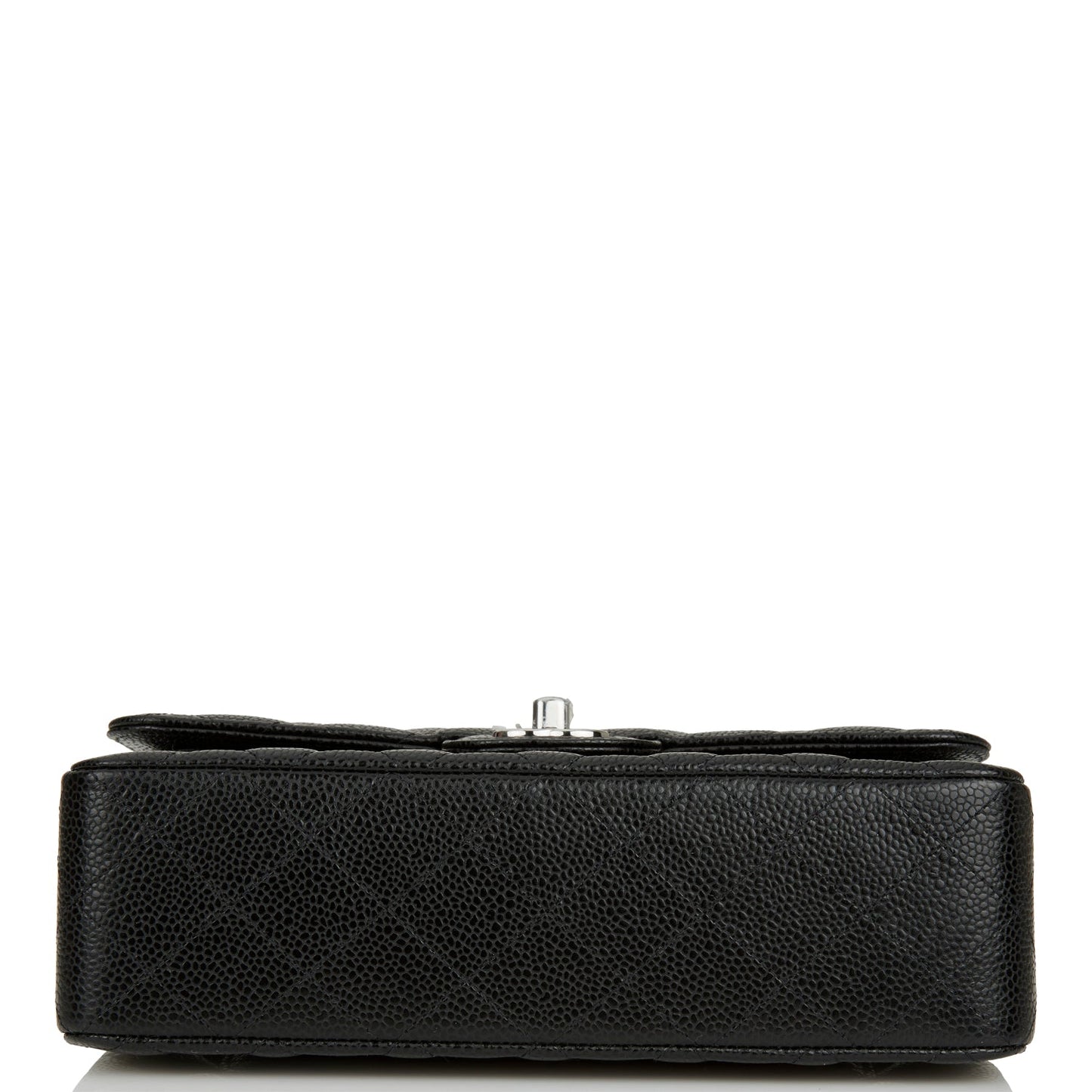 Chanel Small Classic Double Flap Black Caviar Silver Hardware