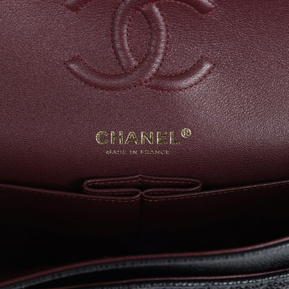 Chanel Small Classic Double Flap Bag Black Caviar Gold Hardware