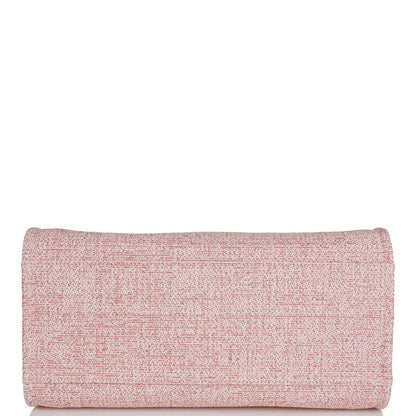 Chanel Large Deauville Shopping Bag Pink Lurex Gold Hardware