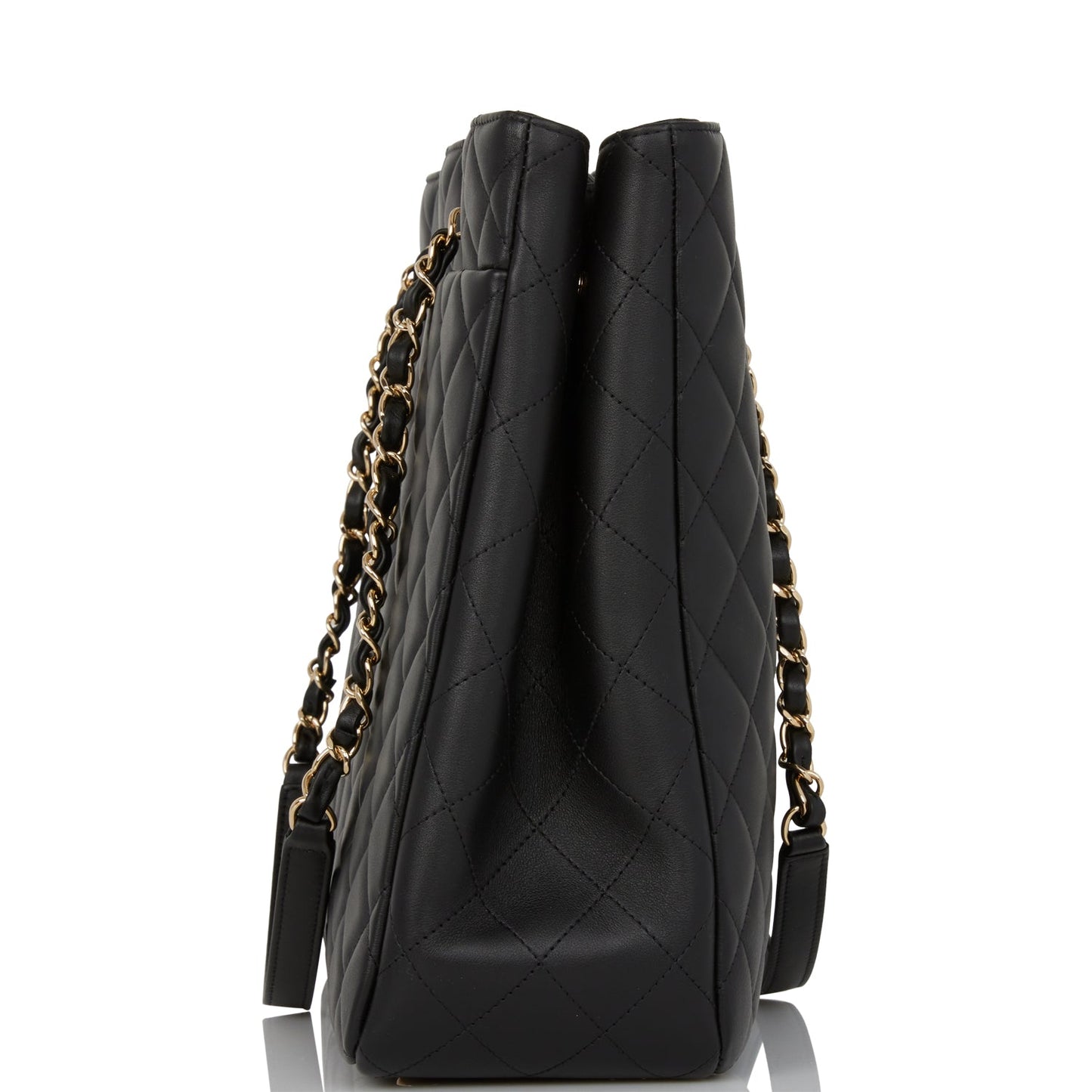 Chanel Timeless Tote Bag Black Calfskin Gold Hardware
