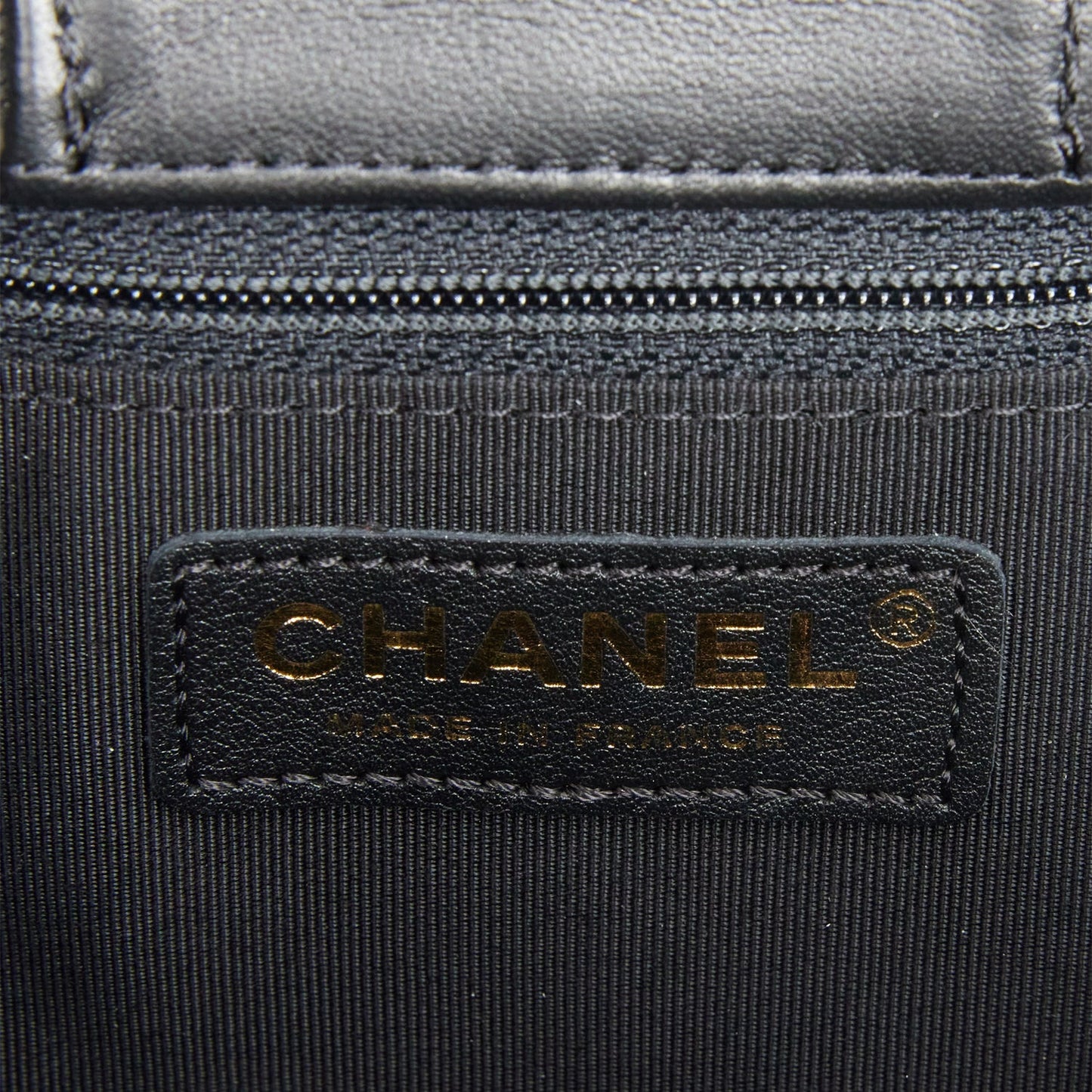 Chanel Timeless Tote Bag Black Calfskin Gold Hardware