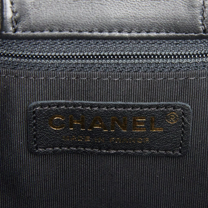 Chanel Timeless Tote Bag Black Calfskin Gold Hardware