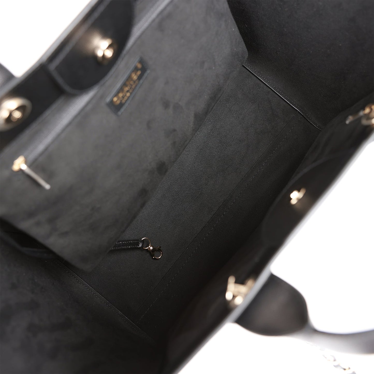 Chanel Large Deauville Shopping Bag Black Caviar Light Gold Hardware