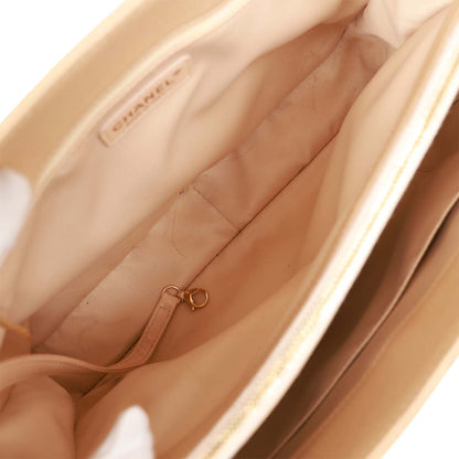 Chanel Grand Shopping Tote (GST) Beige Caviar Gold Hardware